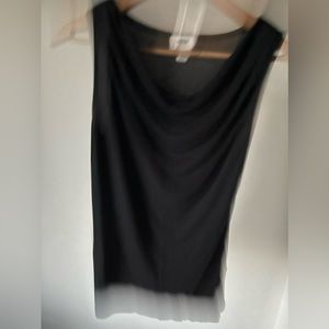 Sleeveless Cowl Neck Shirt